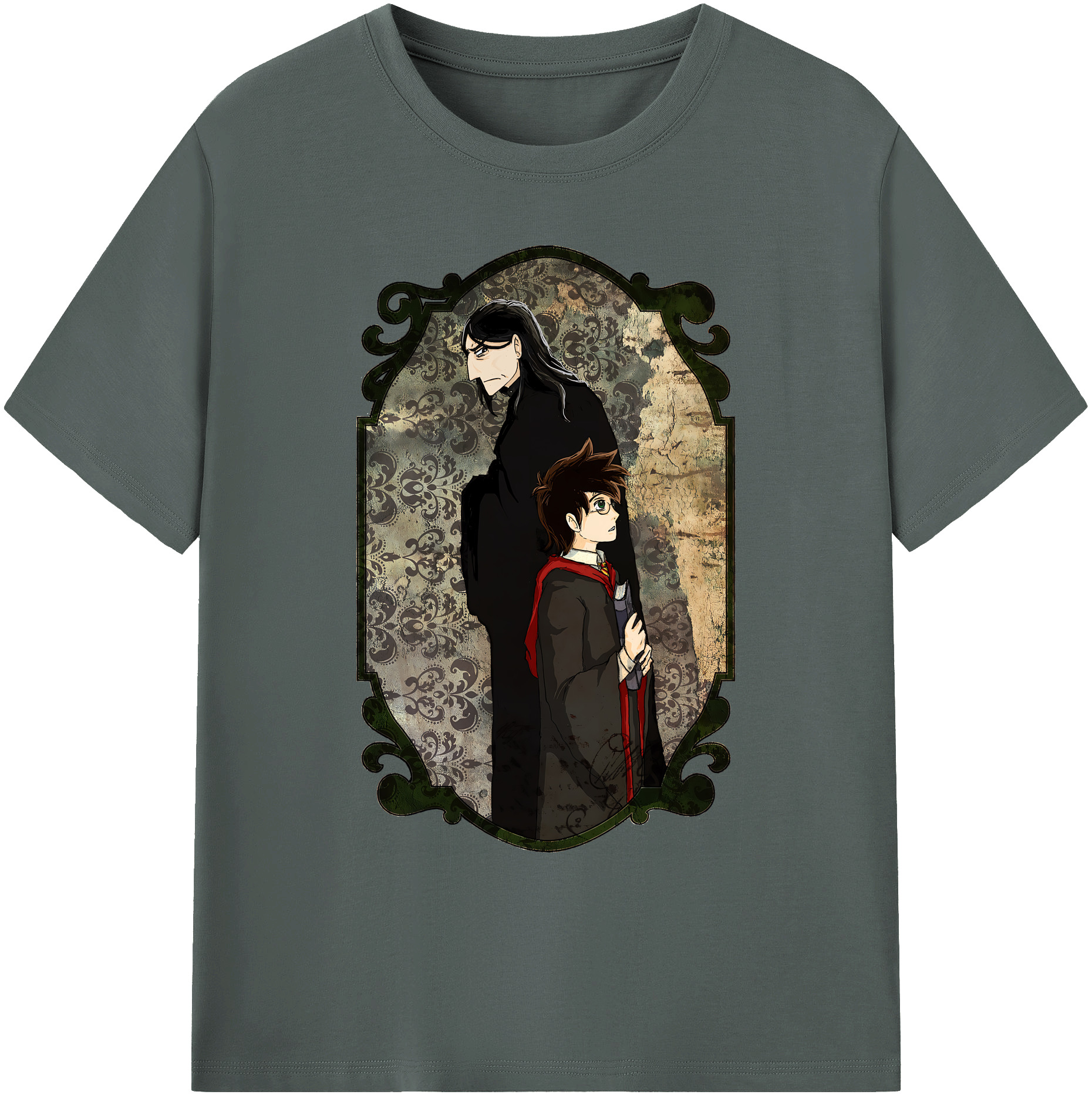（画像用） Harry Potter ハリー・ポッターシリーズ 綿100％ メンズ半袖Tシャツ｜肌触りやわらか＆通気性